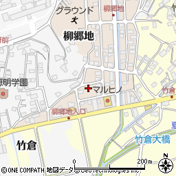 静岡県三島市柳郷地44-2周辺の地図