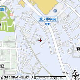 愛知県日進市赤池町箕ノ手2-922周辺の地図
