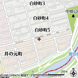 愛知県名古屋市瑞穂区井の元町215周辺の地図