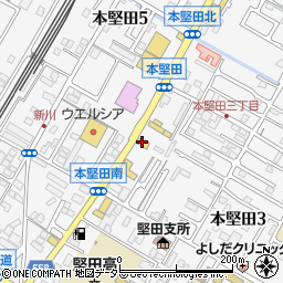 コメダ珈琲店大津堅田店周辺の地図
