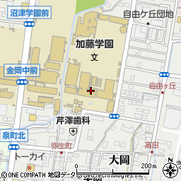 加藤学園高等学校周辺の地図