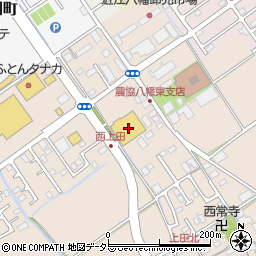 フレンドマート八幡上田店周辺の地図