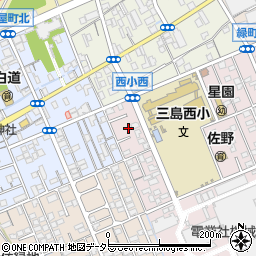 静岡県三島市緑町8周辺の地図