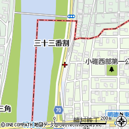 愛知県名古屋市港区小碓町周辺の地図