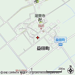 滋賀県近江八幡市益田町296周辺の地図
