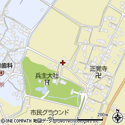 滋賀県野洲市五条554周辺の地図