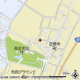 滋賀県野洲市五条261周辺の地図