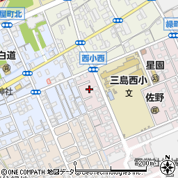 静岡県東部電気工事協組三島支部周辺の地図