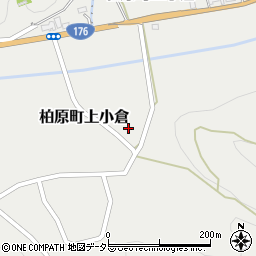 兵庫県丹波市柏原町上小倉537周辺の地図