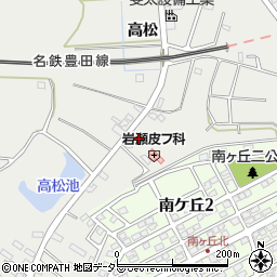 カワニシ調剤薬局日進折戸店周辺の地図