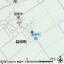 滋賀県近江八幡市益田町264周辺の地図