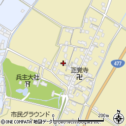 滋賀県野洲市五条263周辺の地図