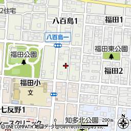 愛知県名古屋市港区八百島1丁目1305周辺の地図