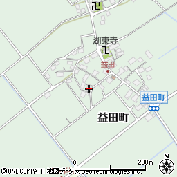 滋賀県近江八幡市益田町222周辺の地図