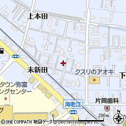 愛知県弥富市鯏浦町上本田210周辺の地図