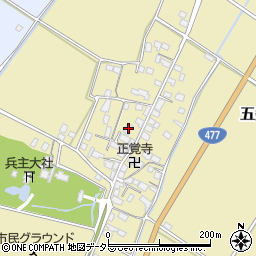 滋賀県野洲市五条276周辺の地図