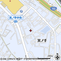愛知県日進市赤池町箕ノ手2-1850周辺の地図