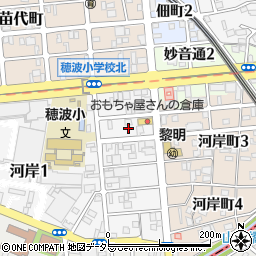 愛知県名古屋市瑞穂区河岸一丁目3周辺の地図