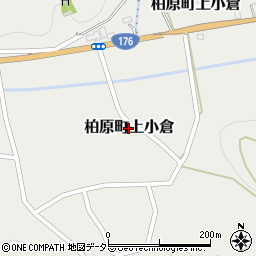 兵庫県丹波市柏原町上小倉周辺の地図