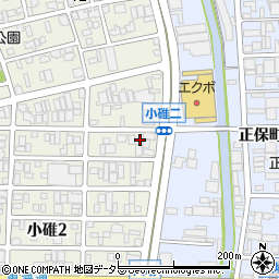 高羽氏貸工場周辺の地図
