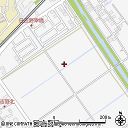 滋賀県近江八幡市日吉野町周辺の地図
