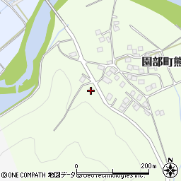 京都府南丹市園部町熊原山ノ口周辺の地図