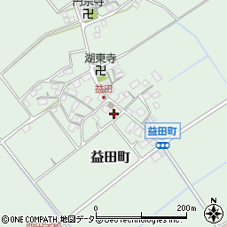 滋賀県近江八幡市益田町290周辺の地図