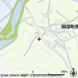 京都府南丹市園部町熊原（山ノ口）周辺の地図