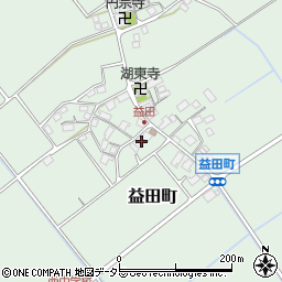 滋賀県近江八幡市益田町293周辺の地図