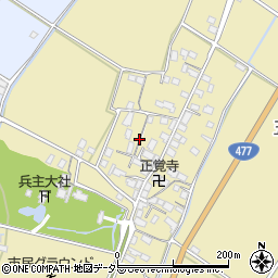 滋賀県野洲市五条282周辺の地図