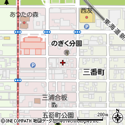 愛知県名古屋市熱田区五番町7周辺の地図