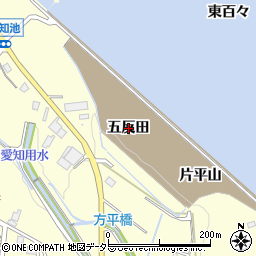 愛知県東郷町（愛知郡）諸輪（五反田）周辺の地図