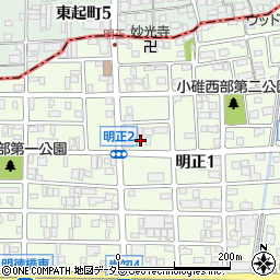 愛知県名古屋市港区明正1丁目154周辺の地図