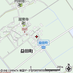 滋賀県近江八幡市益田町267周辺の地図