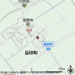 滋賀県近江八幡市益田町273周辺の地図