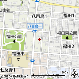 愛知県名古屋市港区八百島1丁目1303周辺の地図