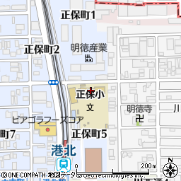 名古屋市立正保小学校周辺の地図