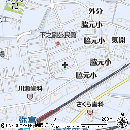 シラキ周辺の地図