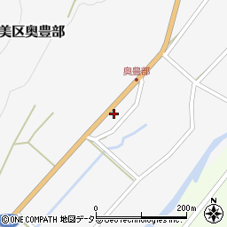 兵庫県多可郡多可町加美区奥豊部17周辺の地図