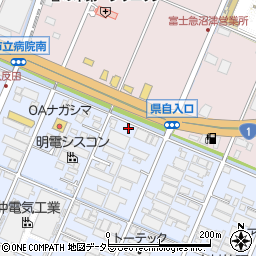 友和塗料株式会社　静岡営業所周辺の地図