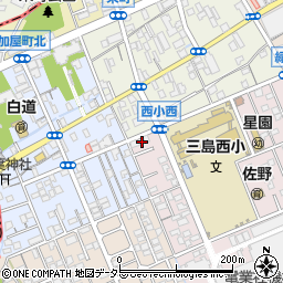 静岡県三島市緑町8-4周辺の地図