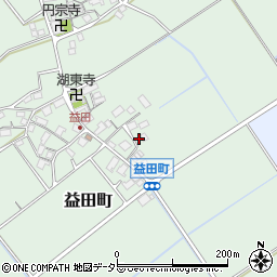 滋賀県近江八幡市益田町258周辺の地図