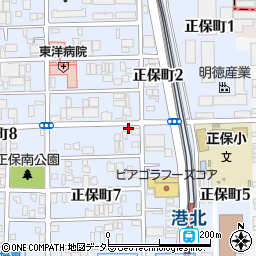 三菱地所パークス名・ミウラ名古屋競馬場西駐車場周辺の地図