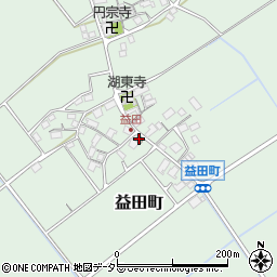益田町公民館周辺の地図