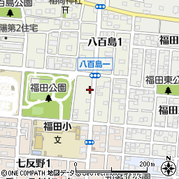 愛知県名古屋市港区八百島1丁目1404周辺の地図