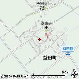 滋賀県近江八幡市益田町220周辺の地図