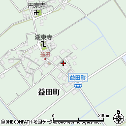滋賀県近江八幡市益田町270周辺の地図