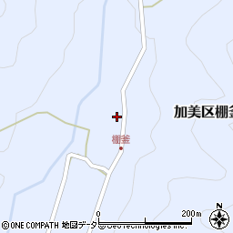 兵庫県多可郡多可町加美区棚釜168周辺の地図