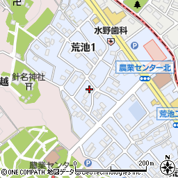 〒468-0013 愛知県名古屋市天白区荒池の地図