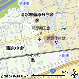 静岡銀行蒲原支店 ＡＴＭ周辺の地図